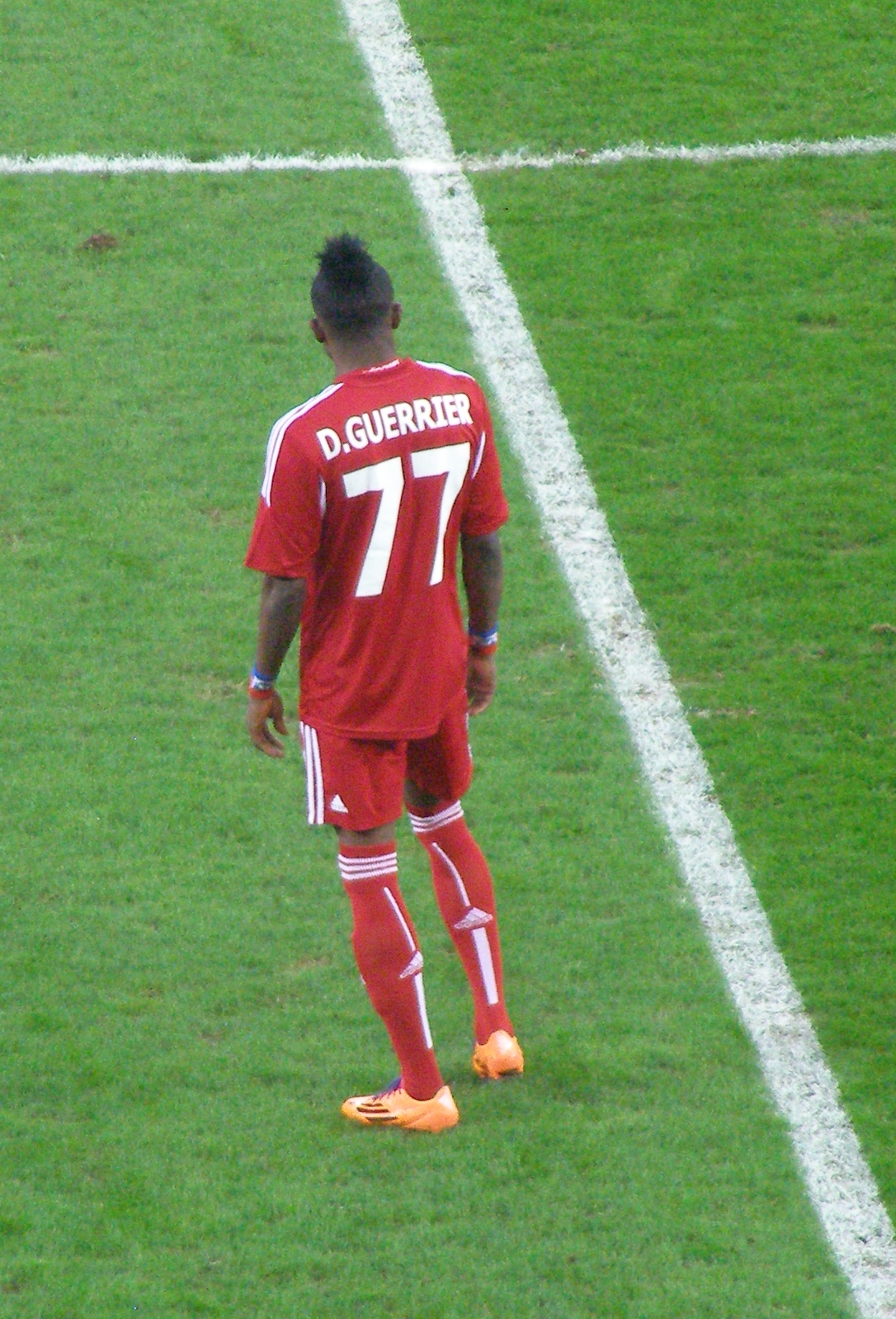 Gdańsk - the Ekstraklasa match Lechia Gdańsk vs. Wisła Kraków at PGE Arena stadium; Wilde-Donald Guerrier (Wisła)